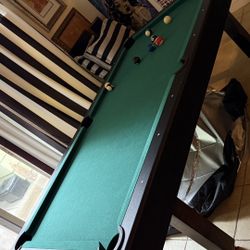 7’ Pool Table- Needs Work