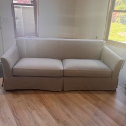 Sofa with Slip Cover Hardwood Frame by Bernhardt