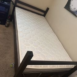 Twin Bed and Mattress 