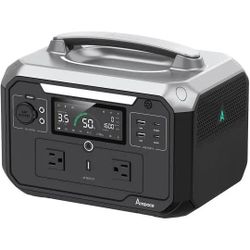 Ampace Andes 600 Pro Portable Power Station 600W 584Wh Hybrid Battery Backup