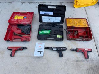2 HILT DX35 asking $100 each / and 1 simpson strong-Tie PT-27 asking $175