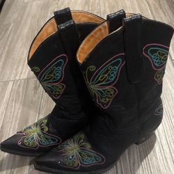 Old Gringo, Swarovski Crystal Cowboy (Cowgirl) Boots Size 7