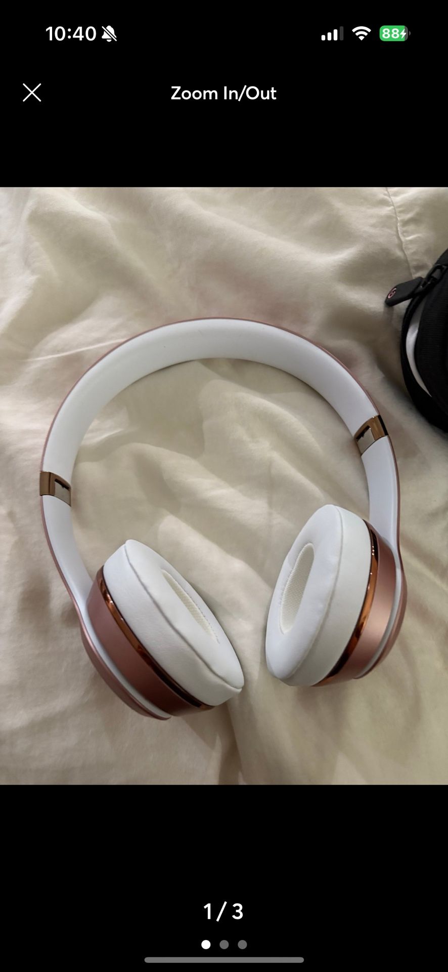 Beats Solo 3 Headphones With Case