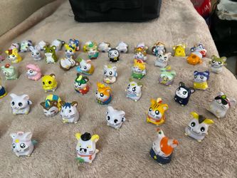 Hamtaro figure pencil topper collection set of 56 pcs Anime original 2002