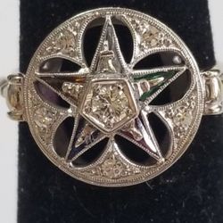 Eastern Star Ring 14kt.