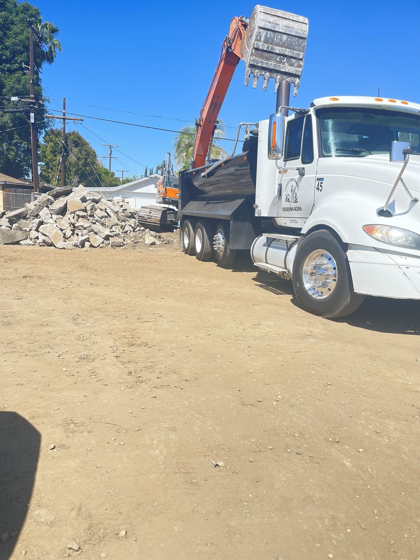Super 10 Dump Truck Hauling