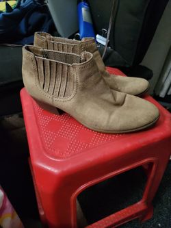 Tan Suede Chelsea Ankle Boots