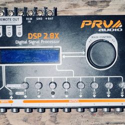 PRVA AUDIO DSP 2.8X  Crossover & Equalizer 8 Channel 