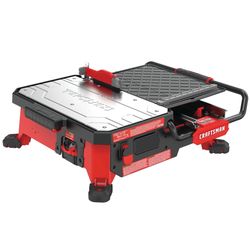 NIB: CRAFTSMAN V20 30-Amp 7-in Cordless Tabletop Sliding Table Tile Saw (Battery & Charger Included)