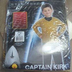 Star Trek Captain Kirk Child Costume Size M (8-10)