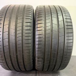 V535  315 35 21 111Y  Pirelli Pzero  2 Used Tires 80% Life 