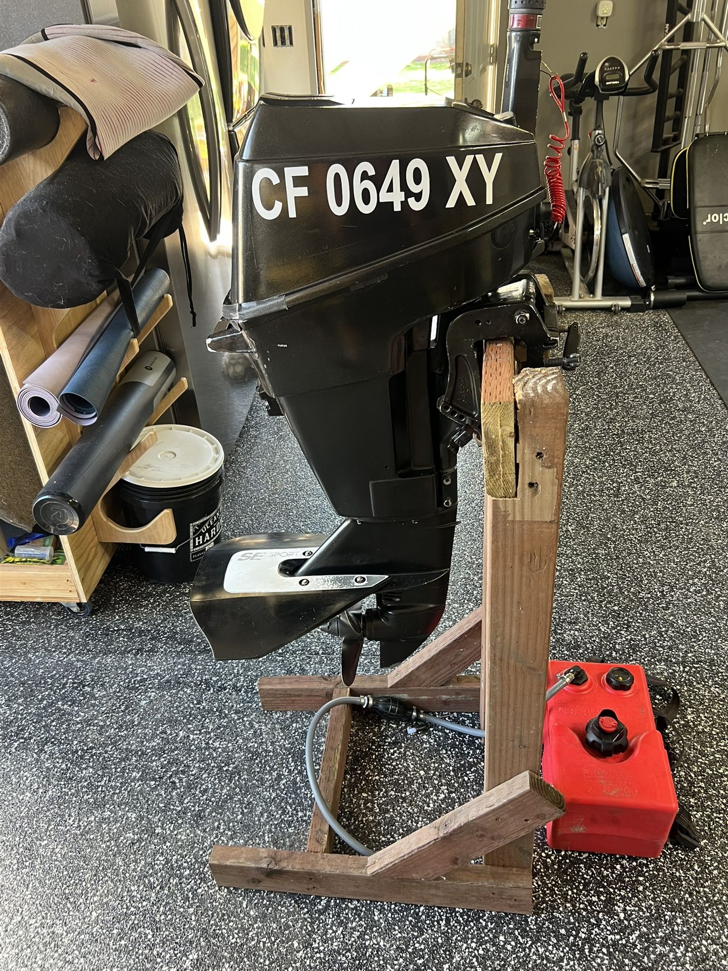 15 HP outboard