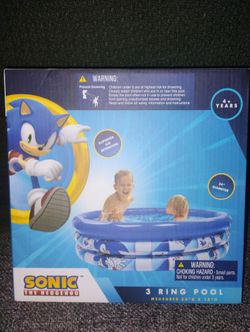Sonic The Hedgehog Swimming Pool 