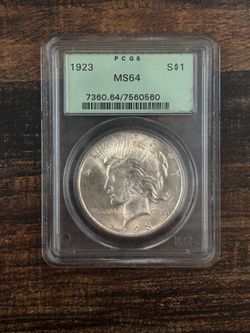 1923 Peace Silver Dollar Coin