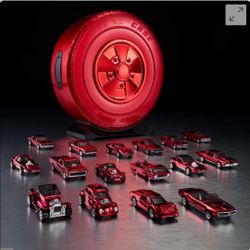 Mattel 80th Anniversary Hot Wheels Original 16 Rally Case Set