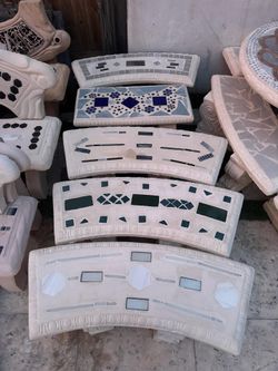 Concrete bench