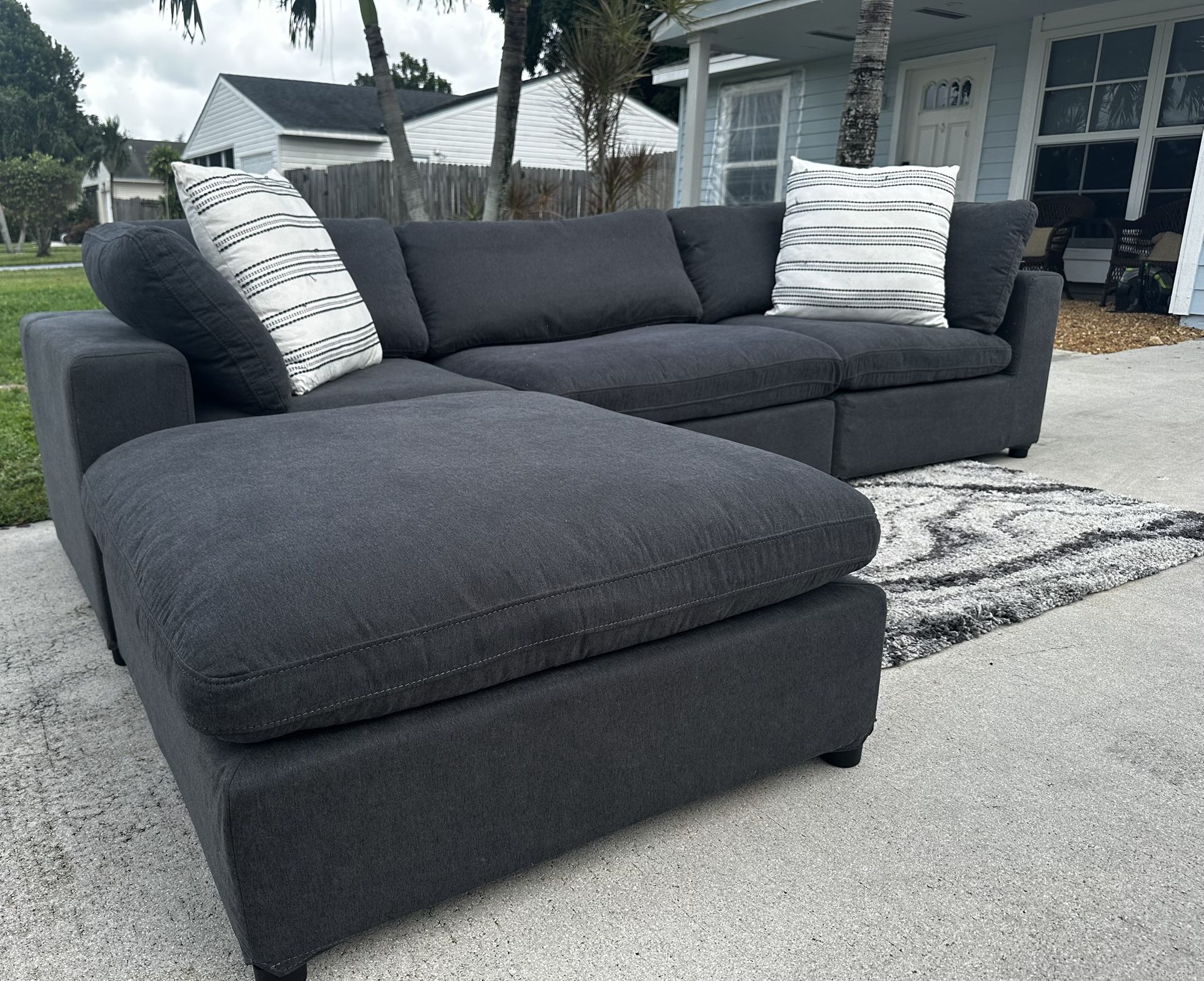 Grey Modular Cloud Sofa Delivery Included 🛻