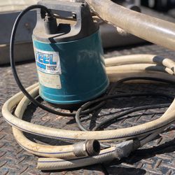 Electric Sump Pump With Hoses