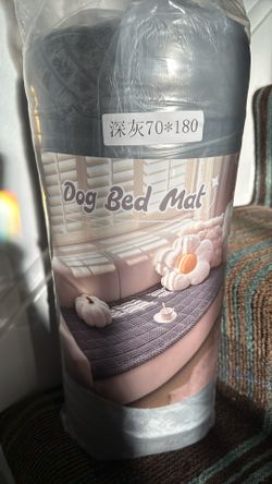Dog Bed Mat 28x70” Grey