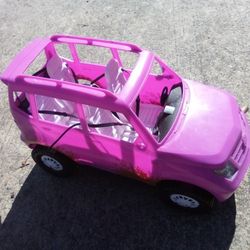 Pink Mercedes Barbie Suv