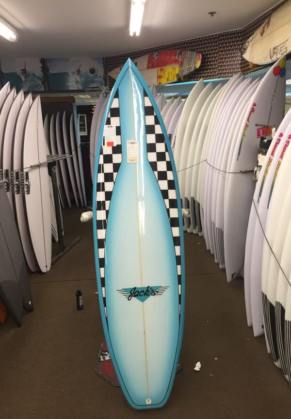 Jack’s Surfboards 1980’s Checker Design for Sale in Huntington Beach
