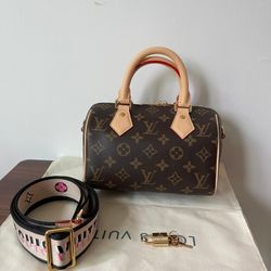 Louis Vuitton Monogram Speedy 20 Shoulder Bag