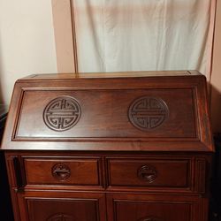 Traditional Antique Oriental Chinese Home Furniture 2 Pieces Selection For Sale