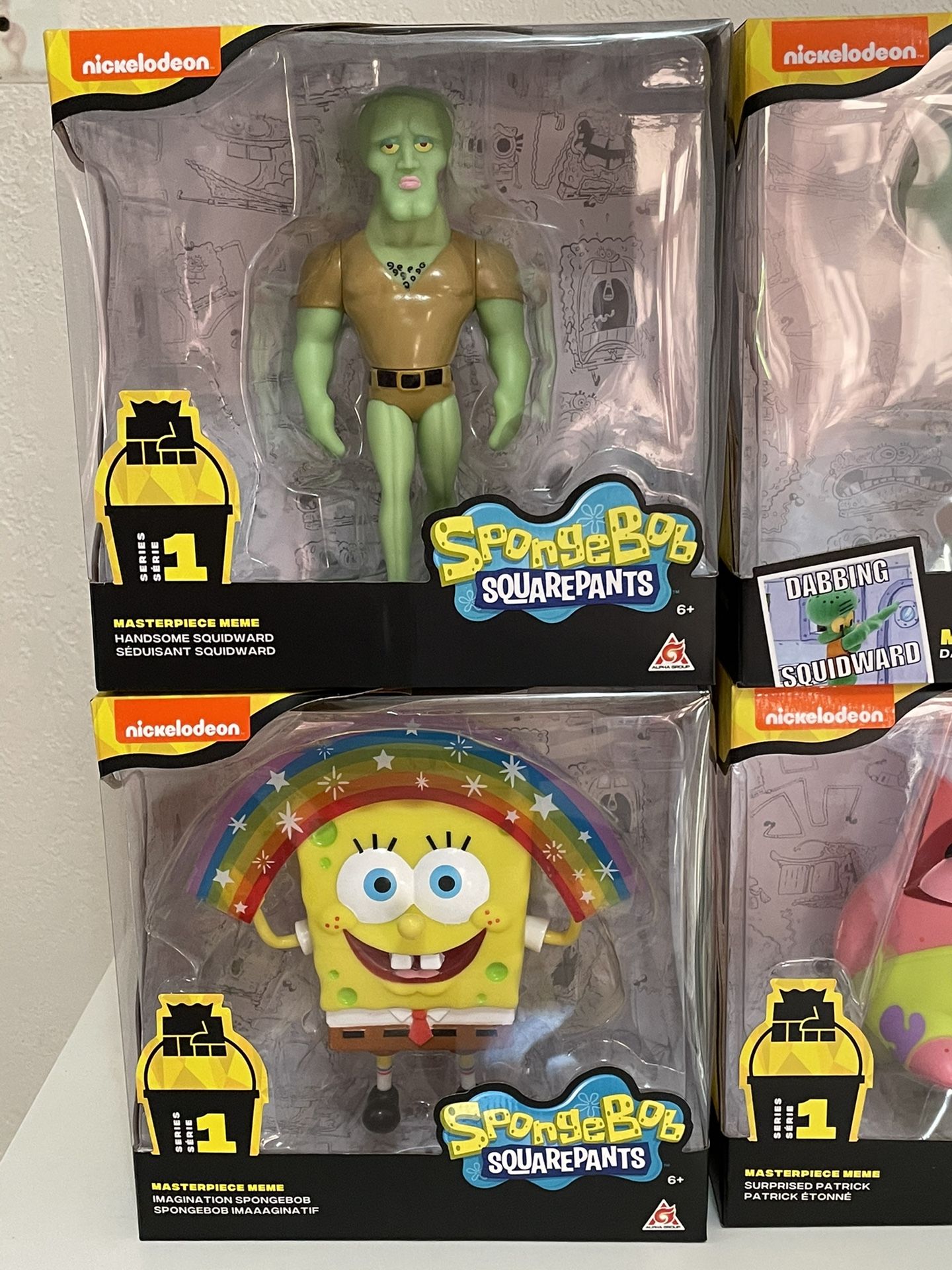 NEW Spongebob Squarepants Masterpiece Meme 4pack