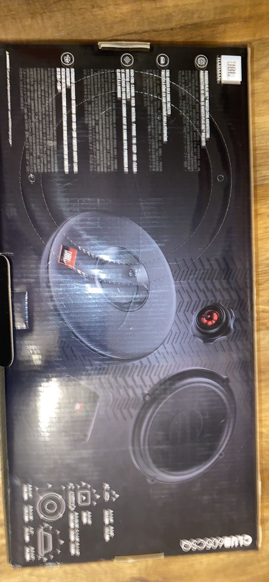 JBL Front Door Speakers And P.L.Z Bluetooth Stereo
