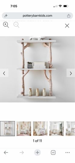Pottery Barn Kids Floating Tree Shelf