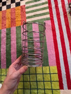 Chrome Wire Utensil Holder Caddy