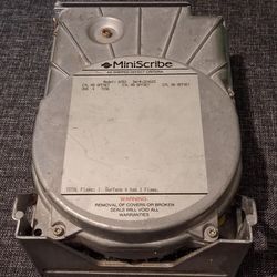 Vintage MINISCRIBE 6053 MFM 44MB hard drive 