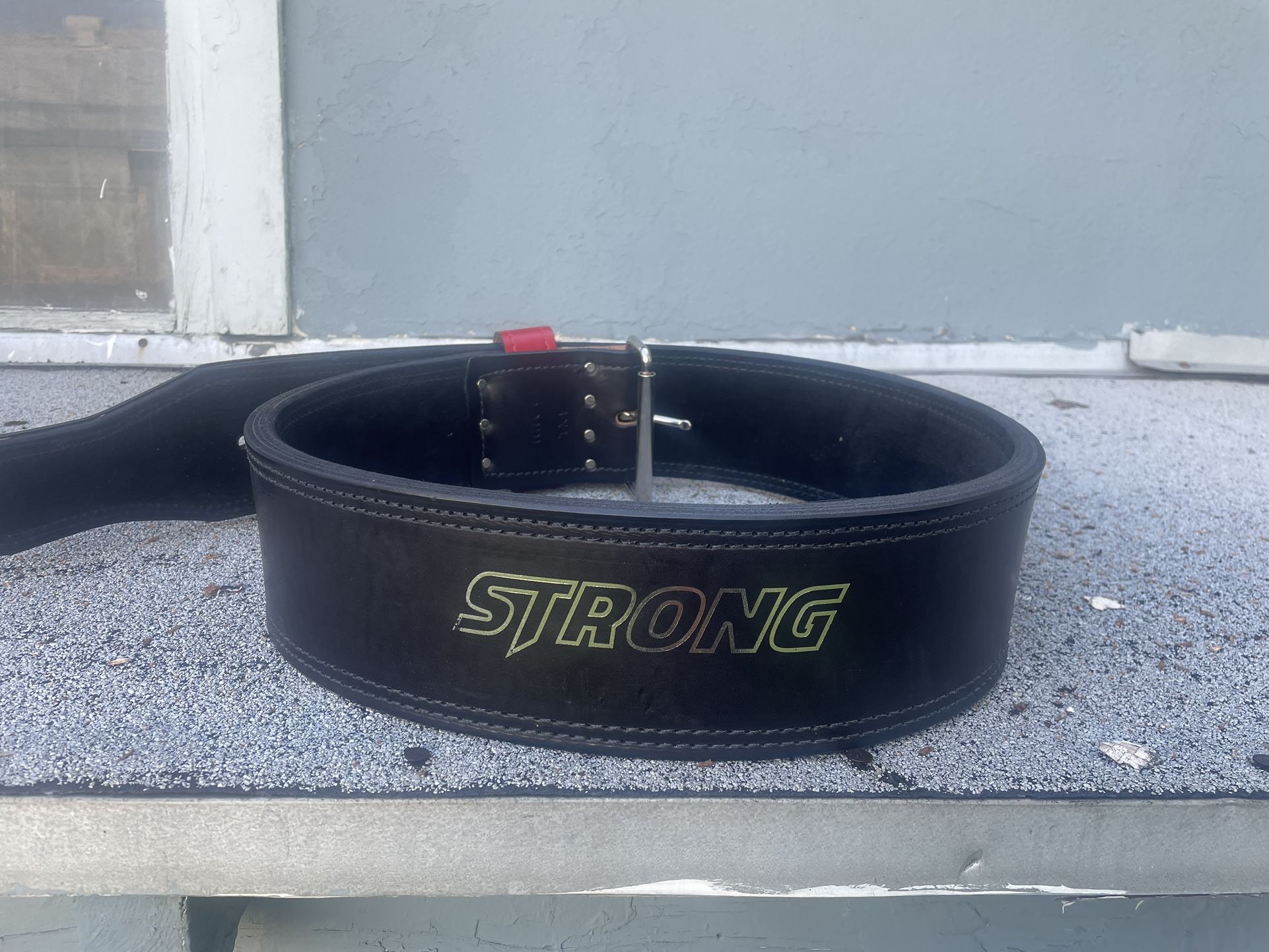 4XL Mark Bell Strong 13mm Weight Lifting Belt Powerlifting Belt