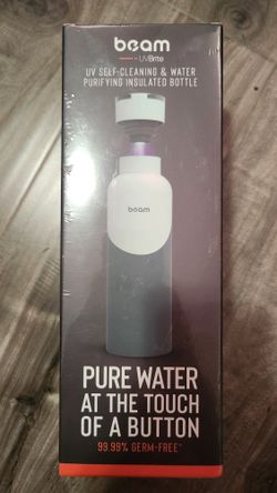 New Beam Uvbrite Uv Self Cleaning Water Purifying Insulated Bottle 23.7 Oz