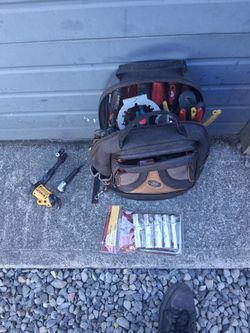 Klein bag of tools + cords