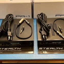 Rare! Pair of Emotiva Stealth PA-1 Balanced Class-D Monoblock Power Amplifiers