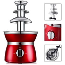 Easy to Use & Clean Stainless Steel Chocolate Fountain
