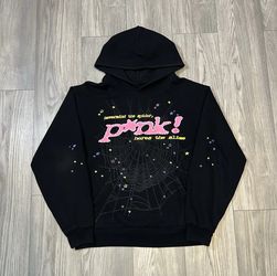 P*NK Sp5der Hoodie-Black contact to Know more.