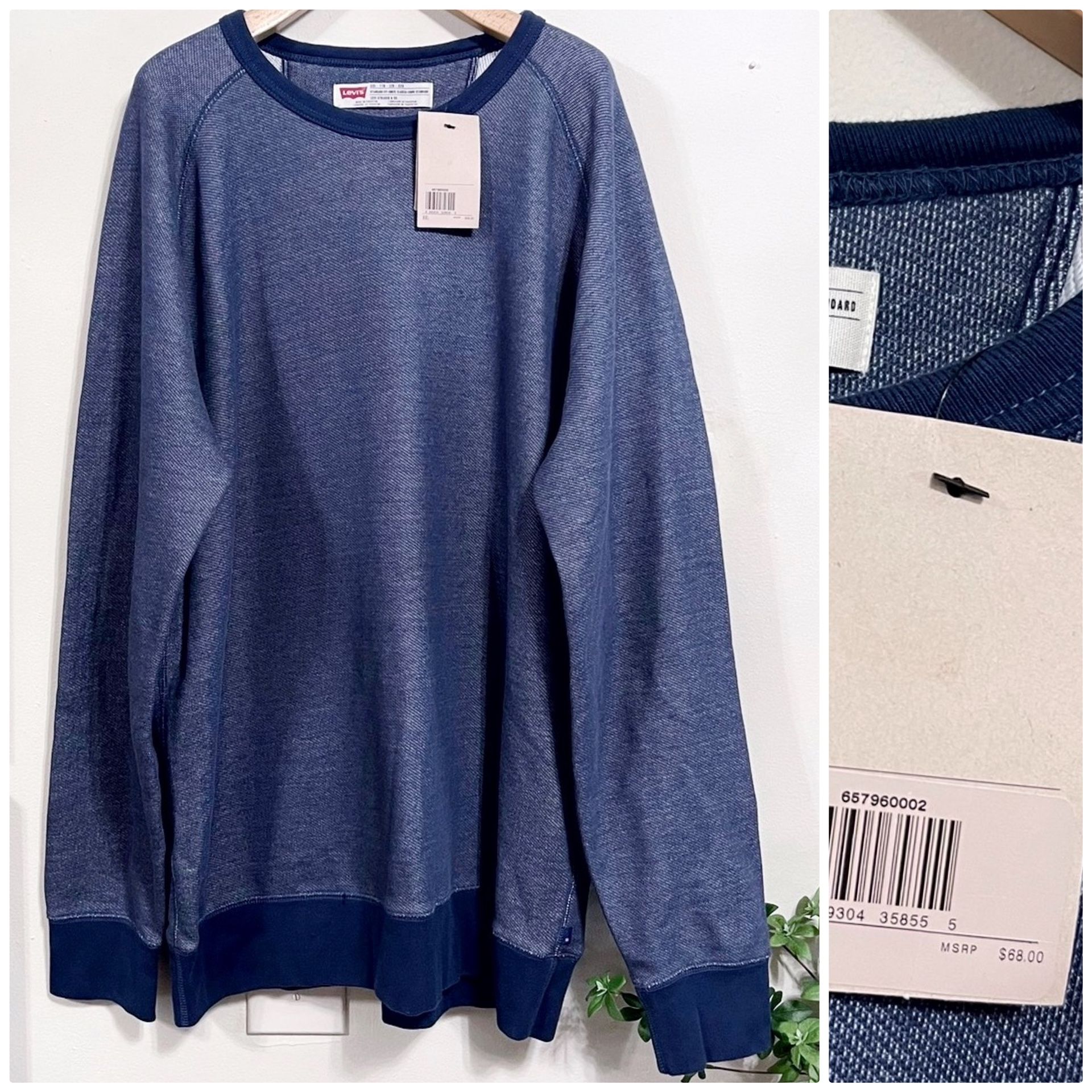 New! Men’s Levi’s Strauss long sleeve shirt regular fit. Size 2XL. Retail $68. Brand new never worn with tags.