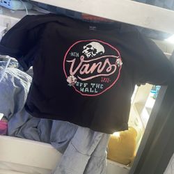 vans XS cropped women’s t-shirt