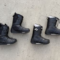 Burton and Ride Snowboard Boots - Mens Size 10