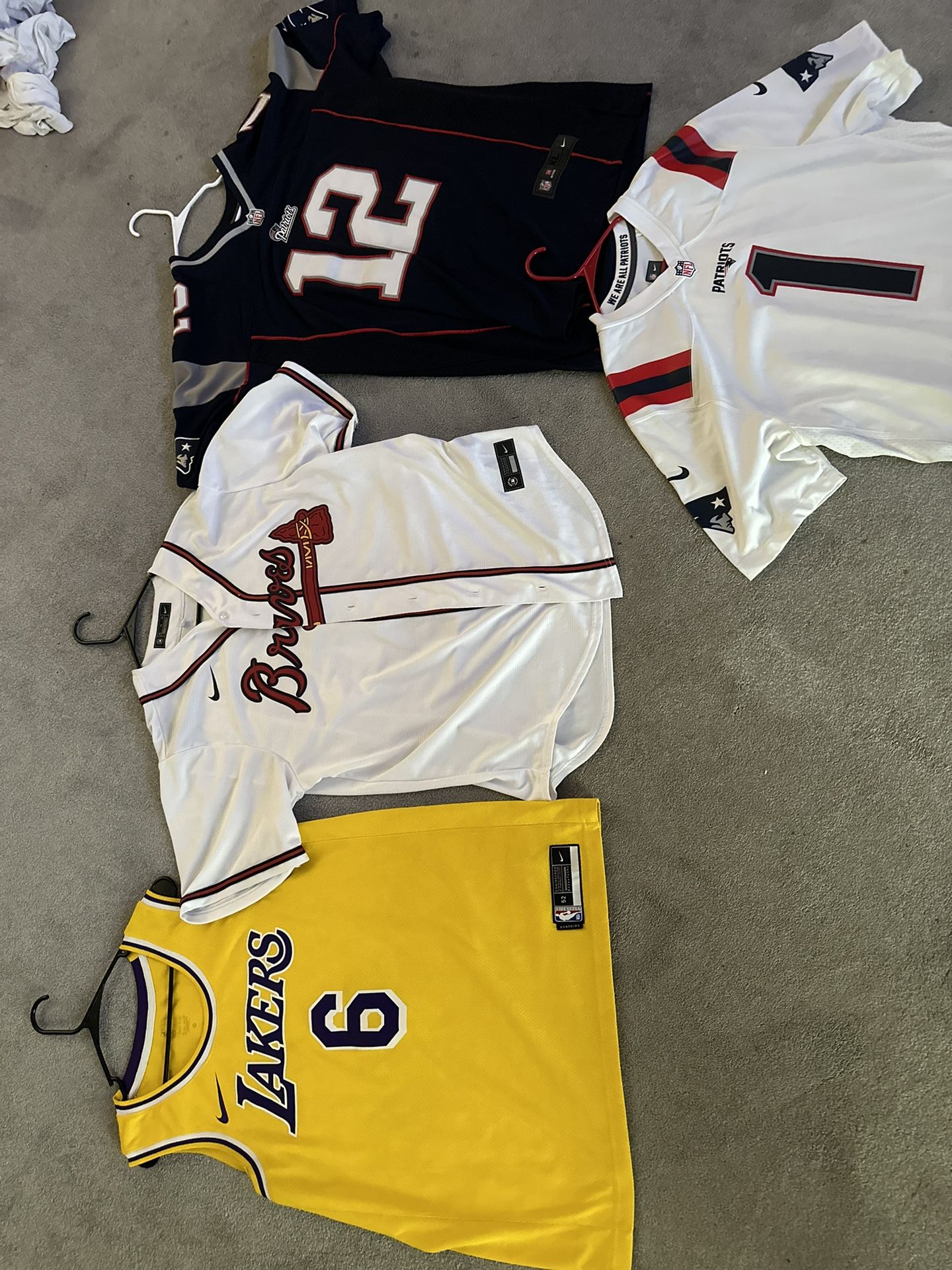 Jerseys NFL, NBA, MLB 