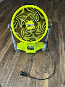 ONE+ 18V Cordless Hybrid WHISPER SERIES 12 in. Misting Air Cannon Fan