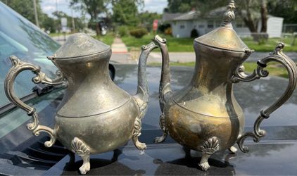 Silver Plated Tea Kettle