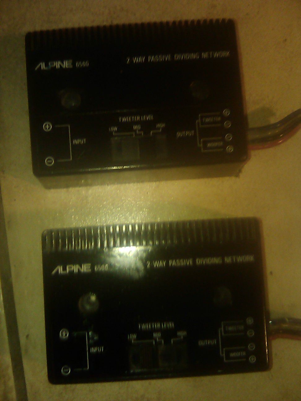 Alpine and SONY passive CROSSOVERS EXCELLENT WORKING CONDITION