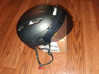 ILM BIKE HELMET WITH RETRACTING VISOR  L/XL