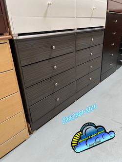 Grey eight drawer dresser new chest cajonera Comoda compressed silver