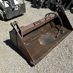 Bobcat Skid Steer 4 In 1 Grapple Bucket