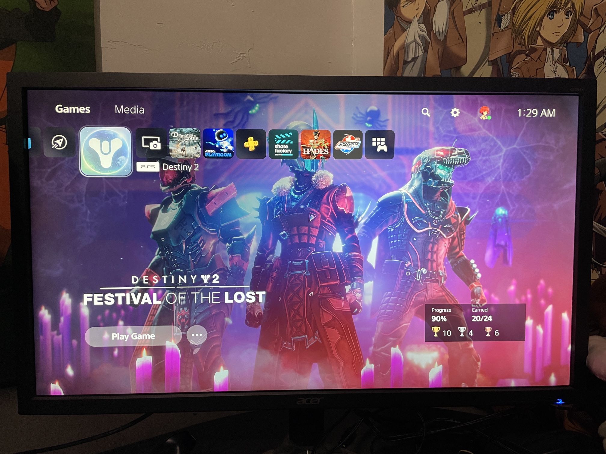 Gaming Monitor Acer kg281k 60 Hz