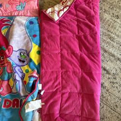 Trolls Sleeping Blanket & Lol Weighted Blanket